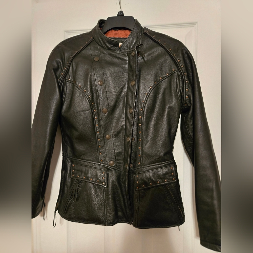 Women's Black Harley Davidson Leather Jacket